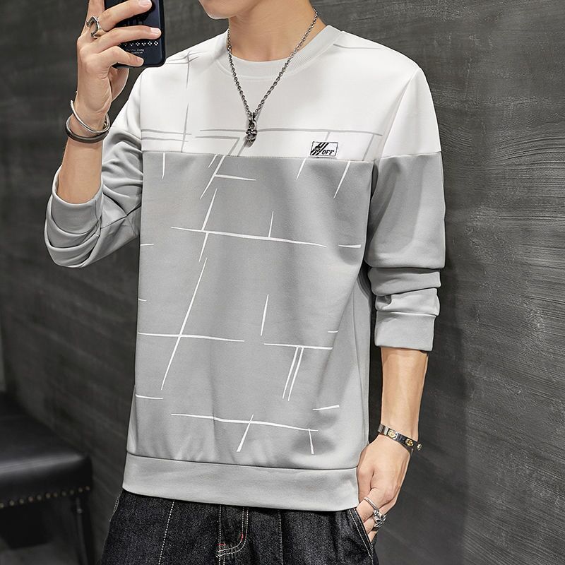 new men t shirt casual long sleeve