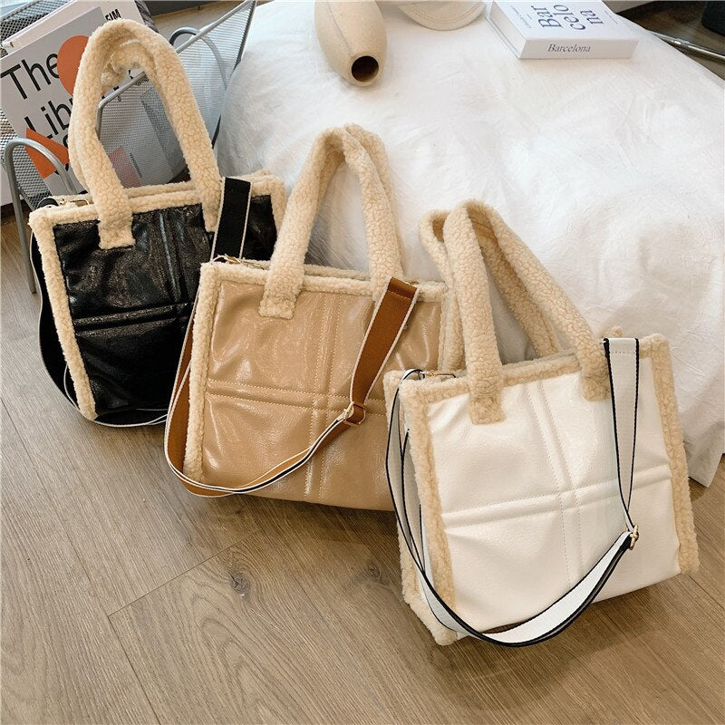 Winter Female Luxury Trend Soft Warm Bags