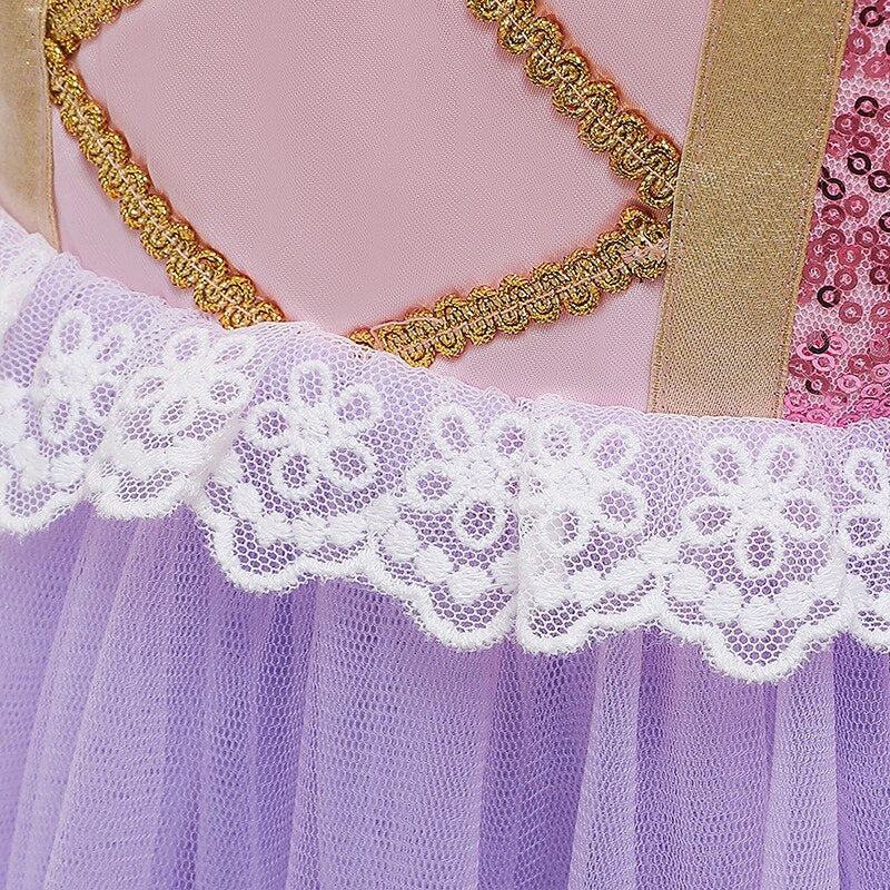 VOGUEON Rapunzel Girls Dress