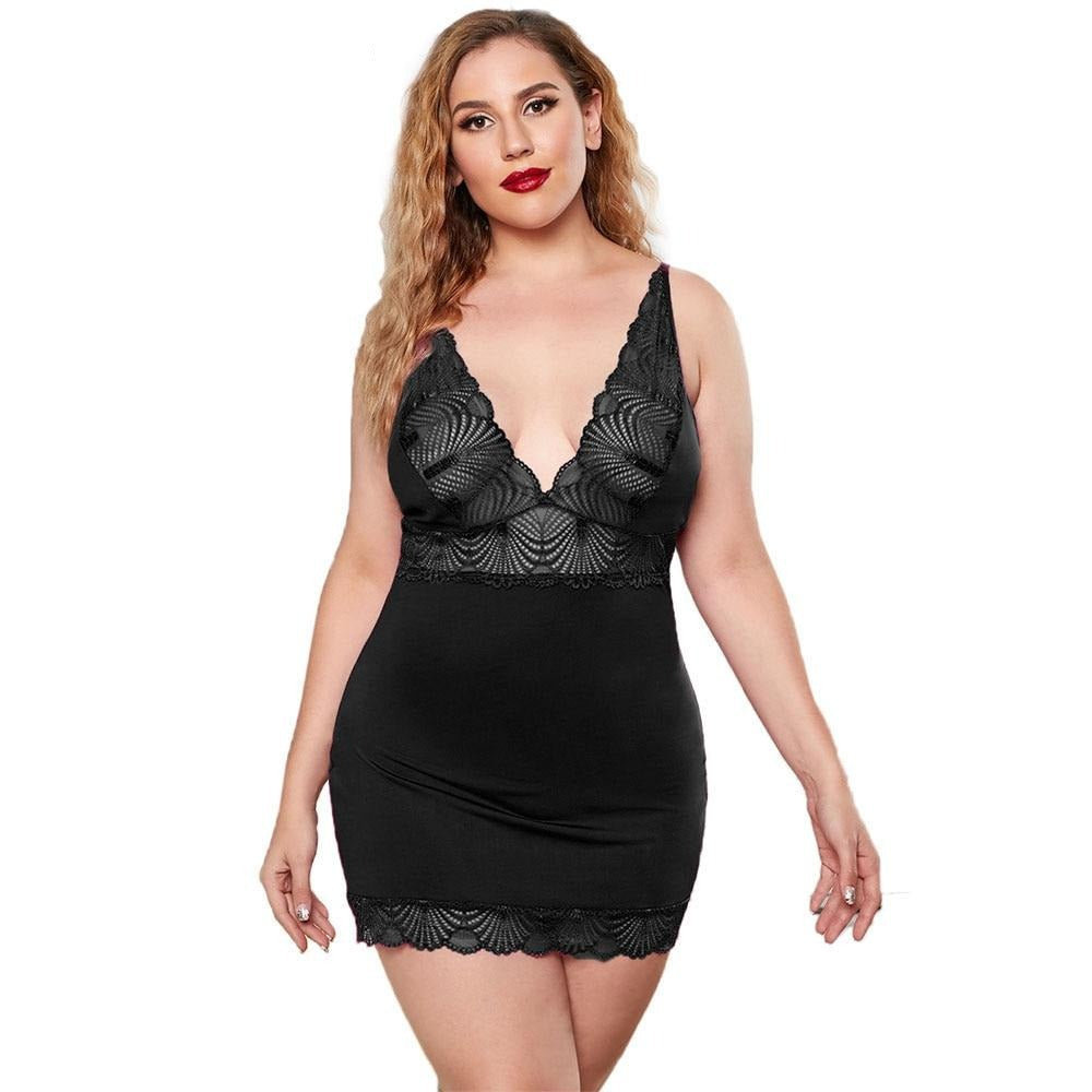 Women Large Lace Nightgowns Sleepwear