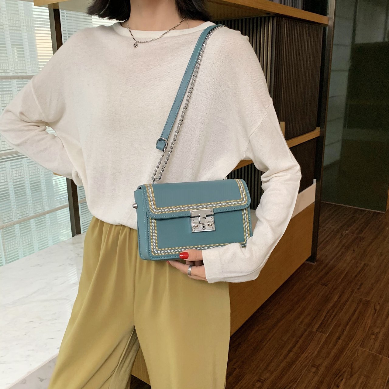 Leather Vintage Crossbody Bag