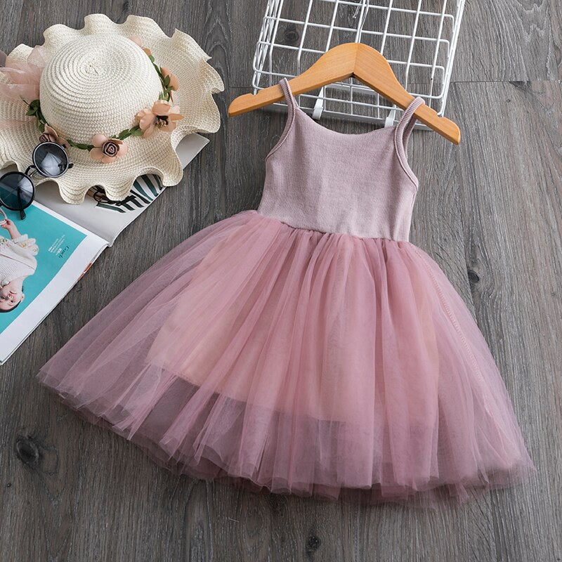Red Lace Flower Dress