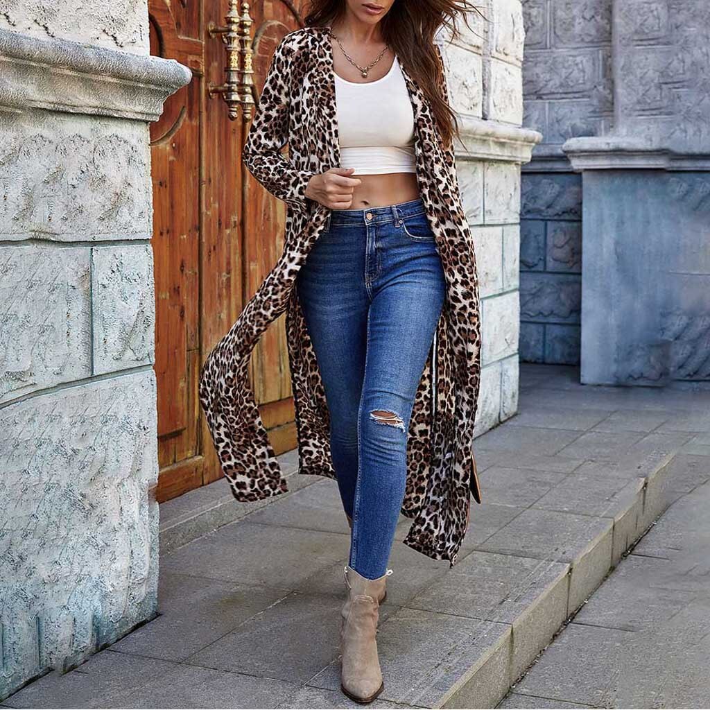 Women winter Long Cardigan Sweater