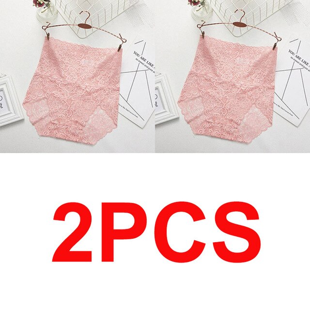 Women High Waist Lace Panties