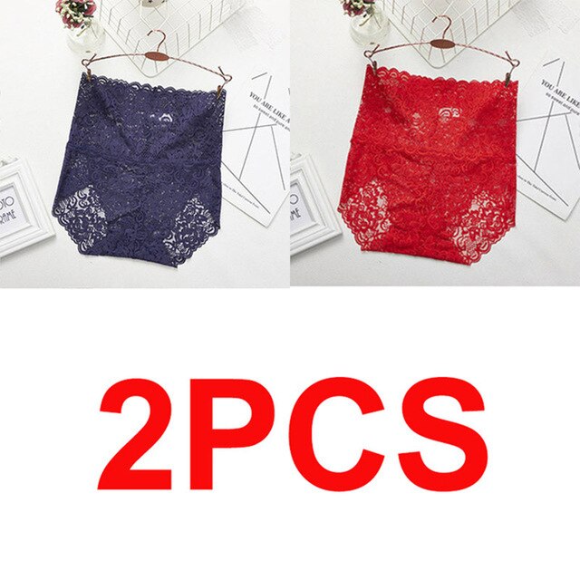 Women High Waist Lace Panties