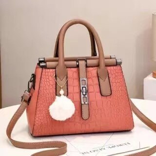 New Crocodile Leather Pattern Handbag