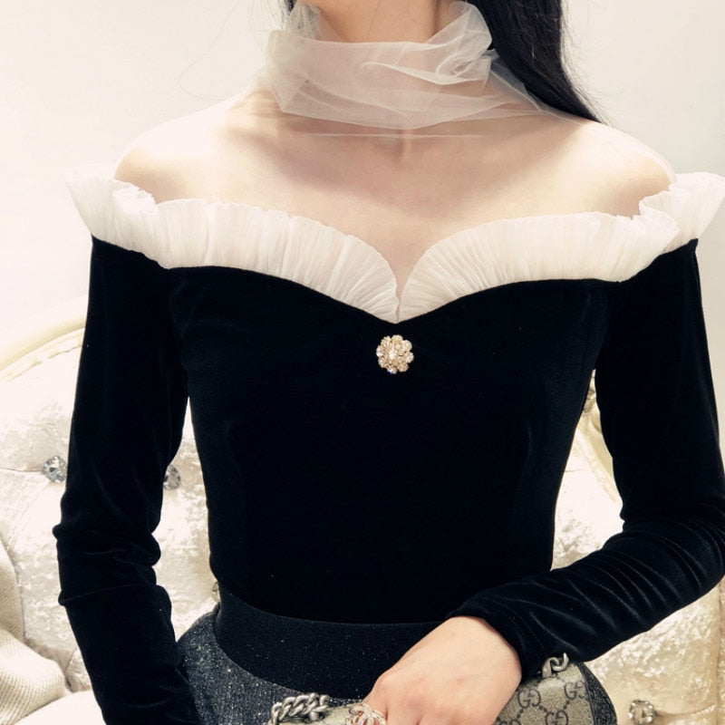 Women Ruffled  Shirt Tops and Blouses