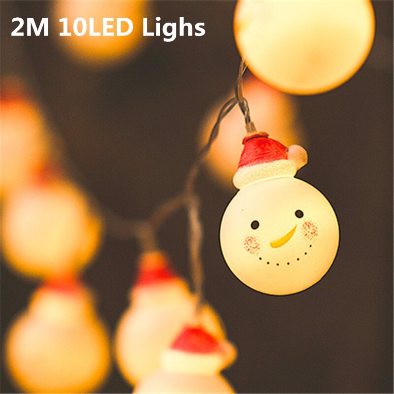 Tree Decorations Unicorn Snowman LED