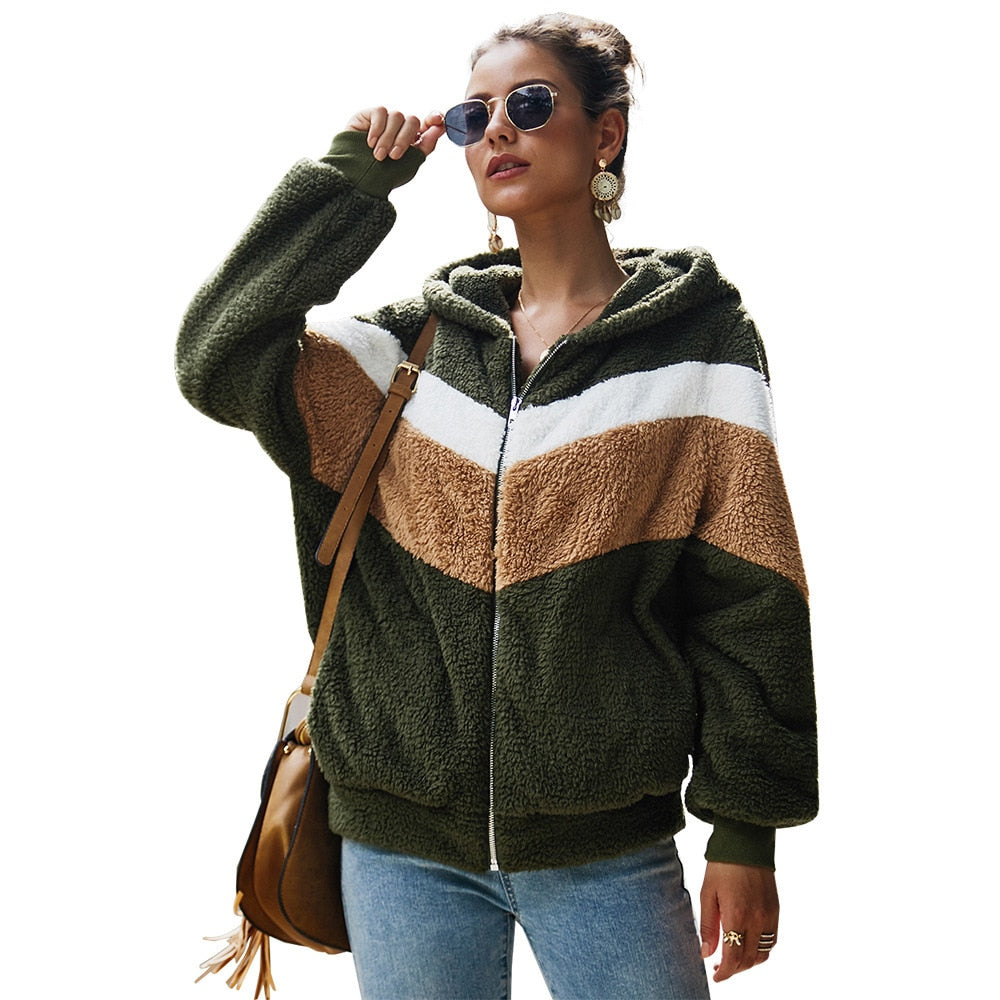 Women Striped Long Sleeve Sweatshirt