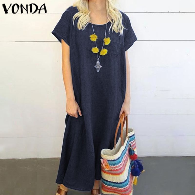 Women Sundress Summer Demin Dress