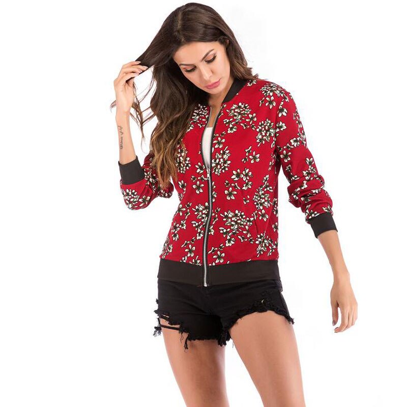 Women Floral Print Jacket
