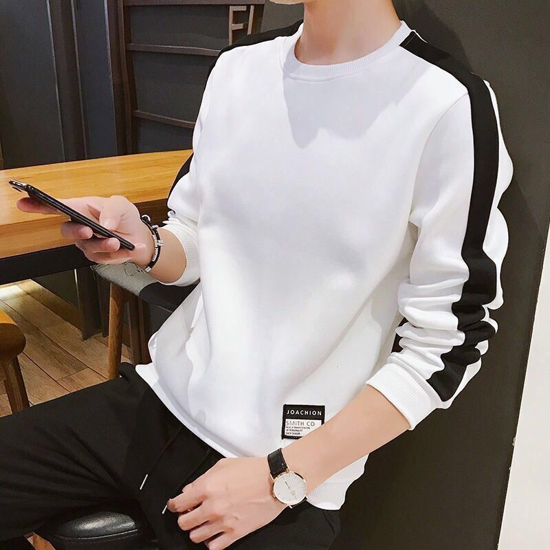 new men t shirt casual long sleeve