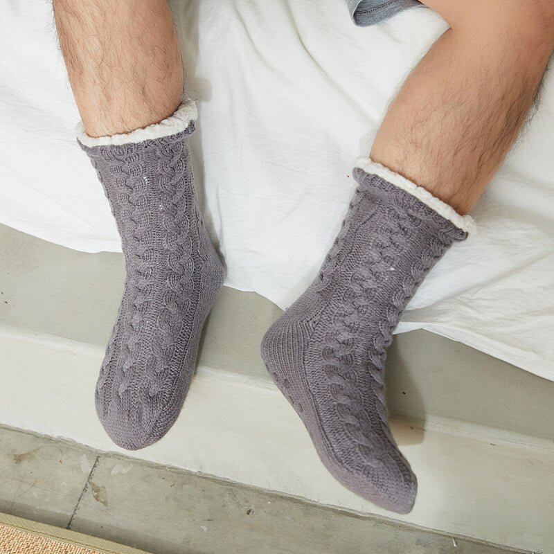 In Door Mens thermal fleece socks