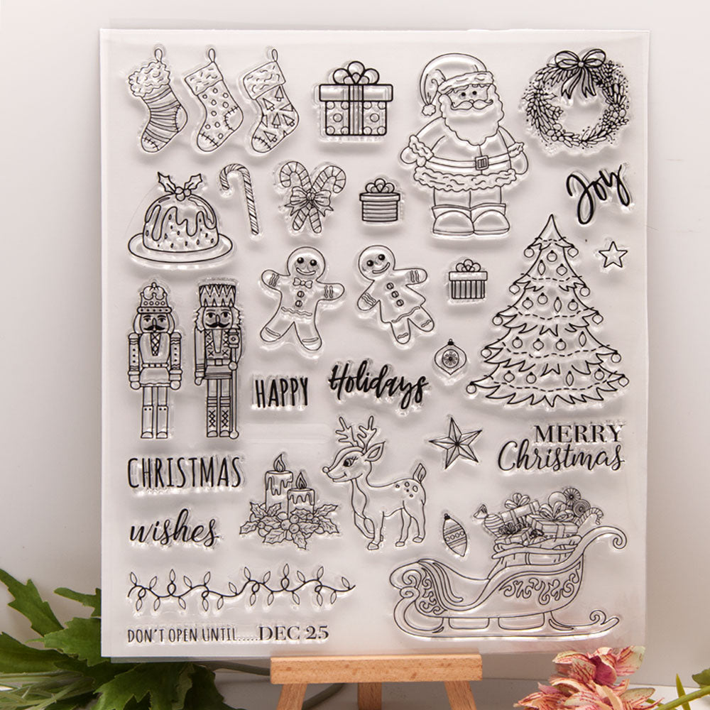 WYSE Christmas Gift Stamps Deer Tree