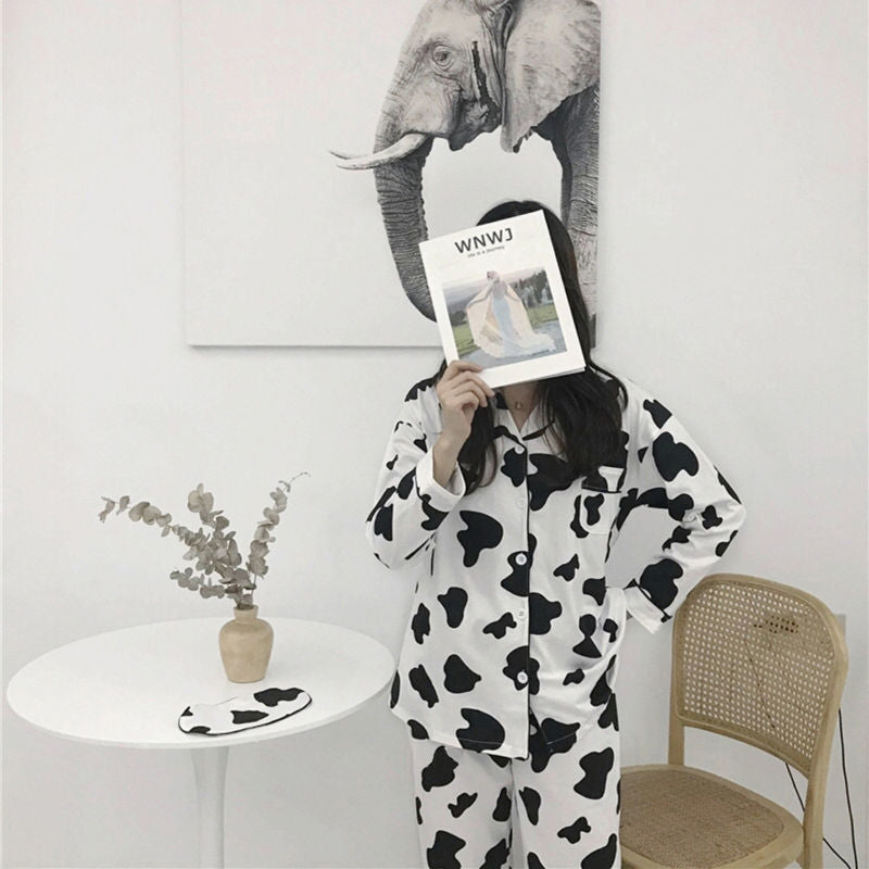 Print Cute Suit Sleepwear