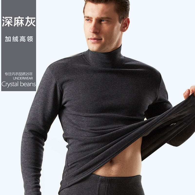 high-neck thermal underwear suit