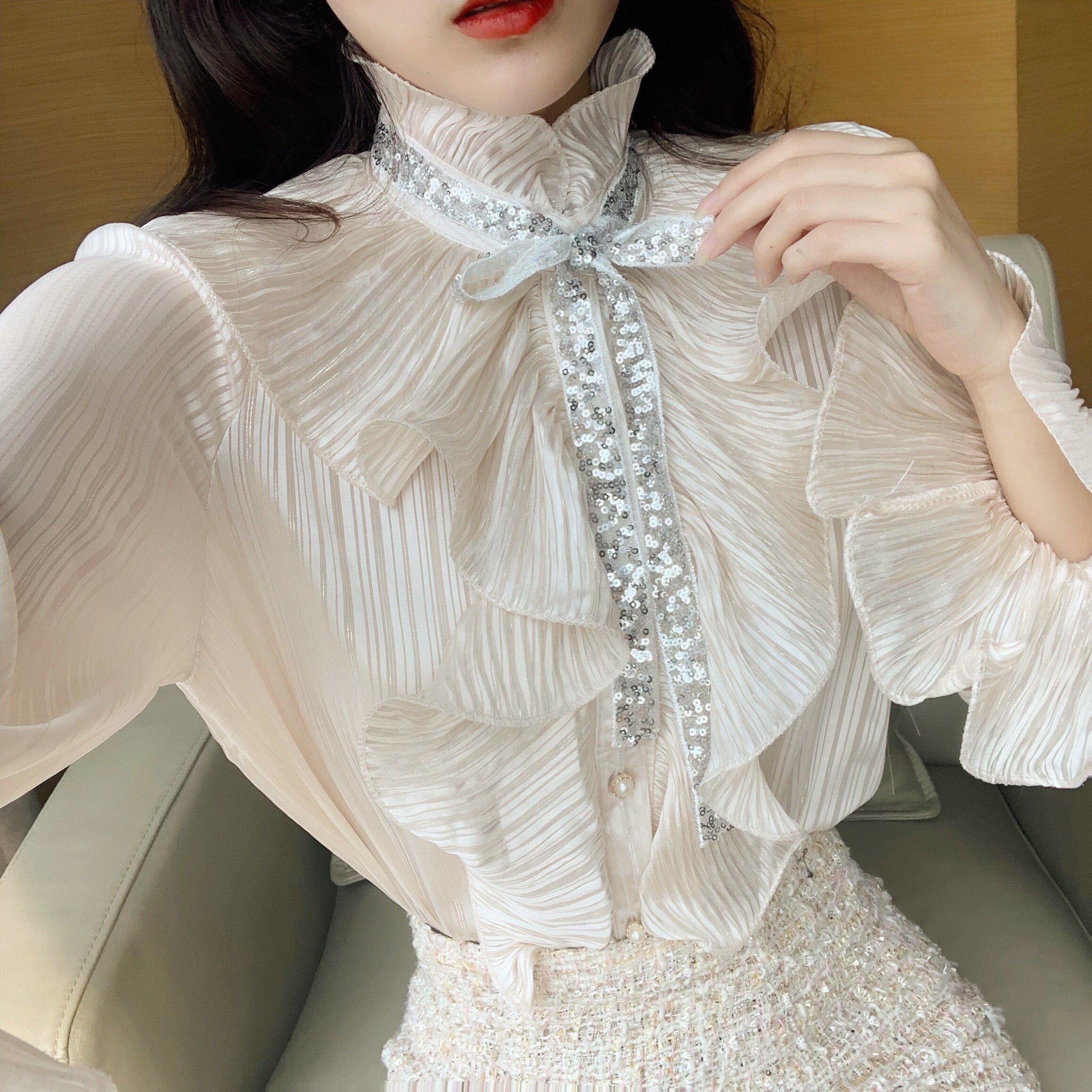 Women Ruffled Blouse