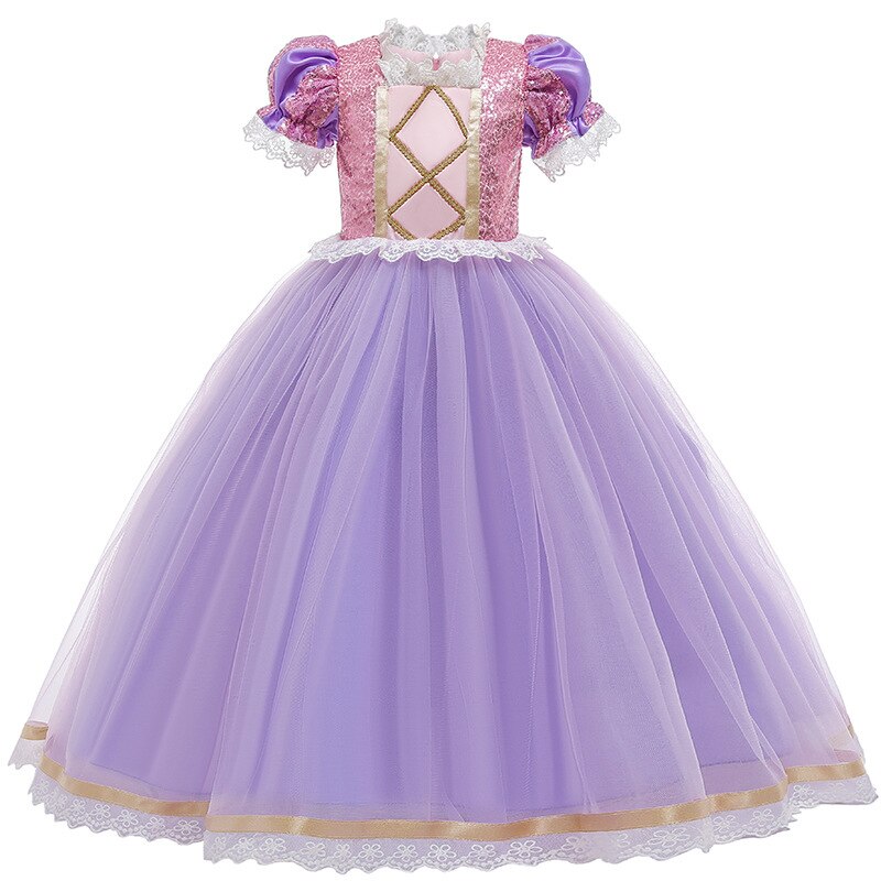 VOGUEON Rapunzel Girls Dress