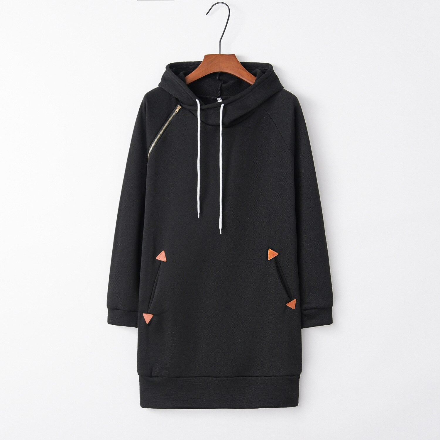Women's Hoodies Sweatshirts Hooded Zippered