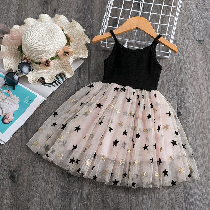 Red Lace Flower Dress