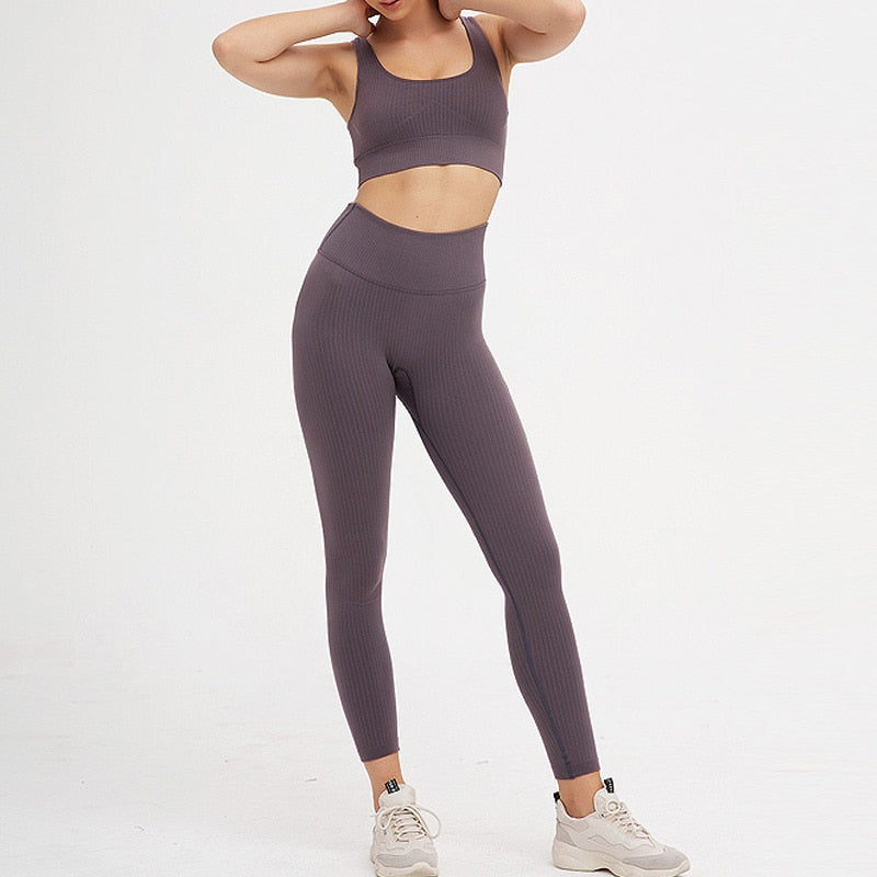 Women Sports Bra and Leggings Set
