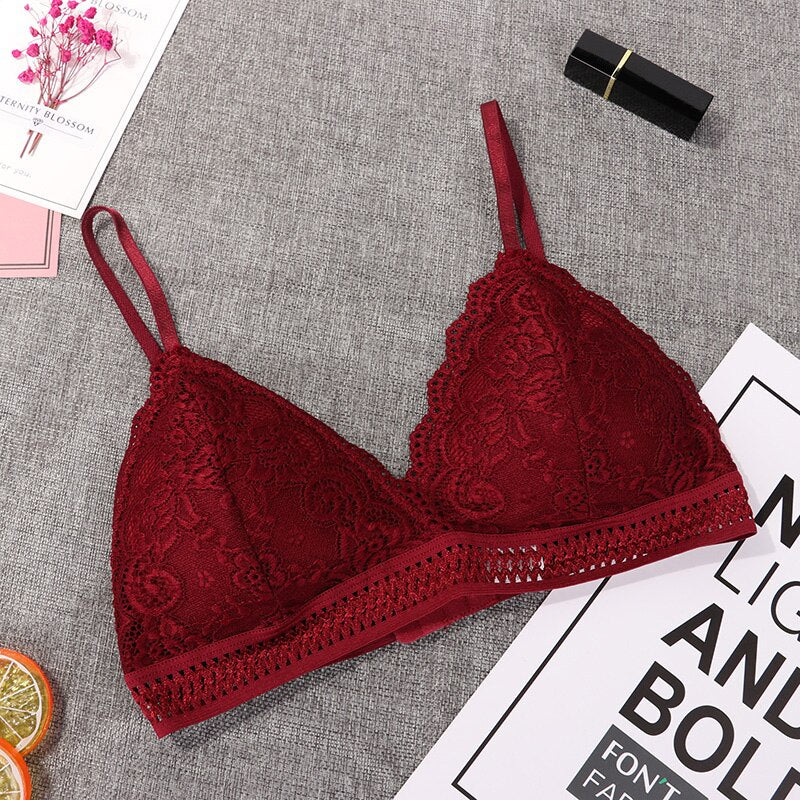 Women French Style Lace Bra