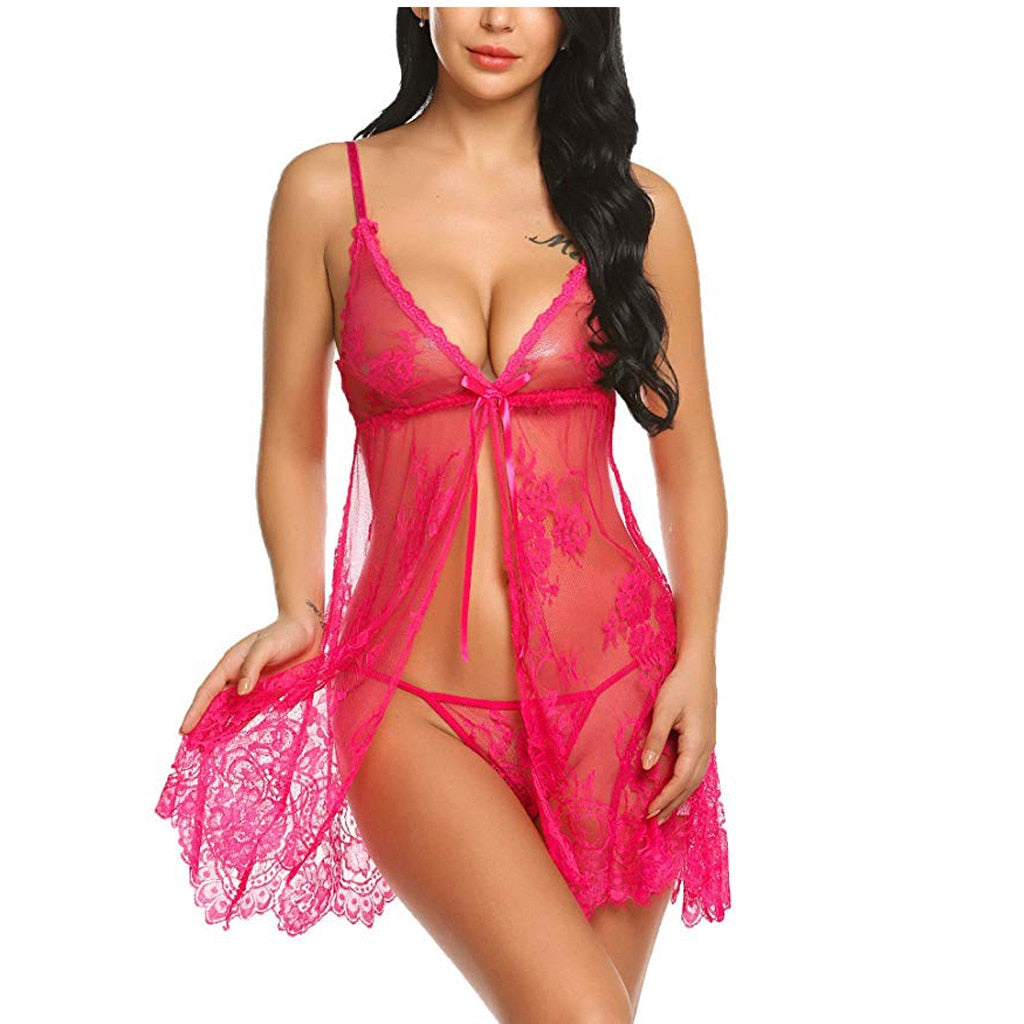 Women Sexy Sleepwear Night Dress