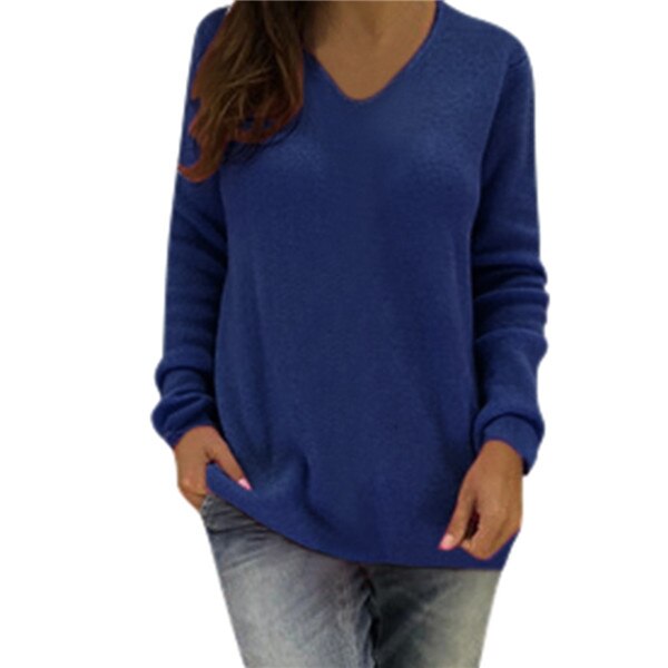 Women Sexy V Neck Sweaters