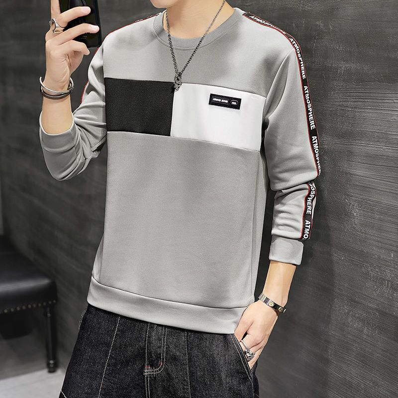 new men t shirt casual long sleeve