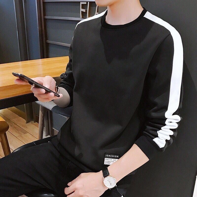 new men t shirt casual long sleeve