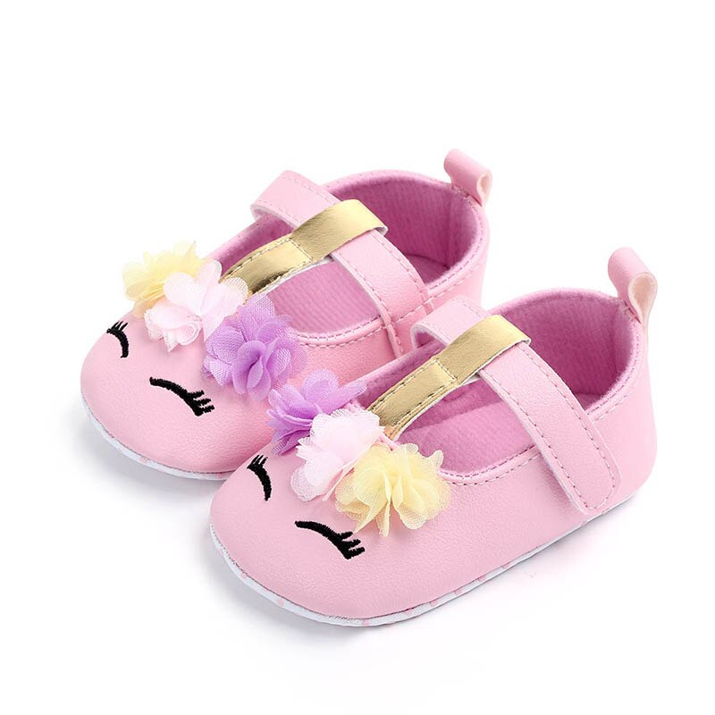 New Flower Embroidery Baby Girl Shoes