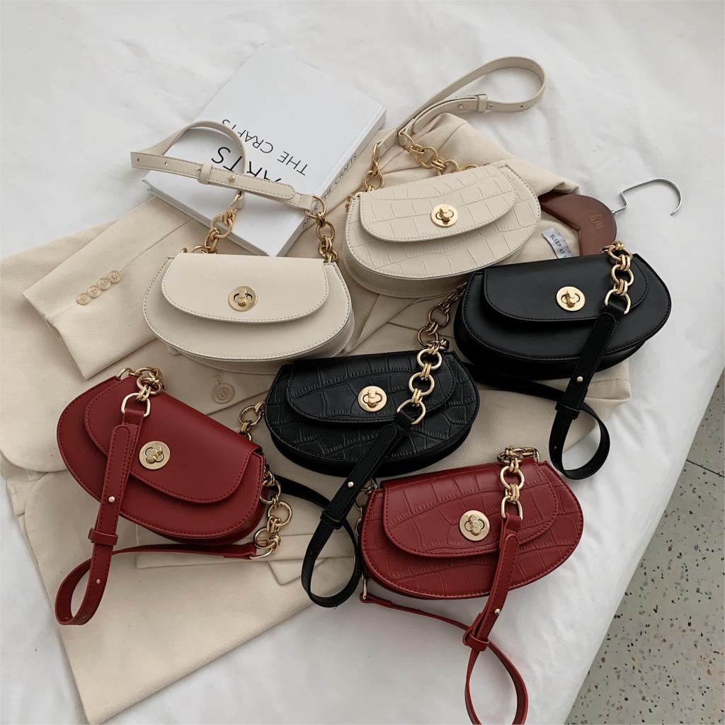 Stone Pattern Small PU Leather Bags
