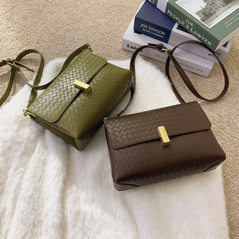 Weave Flap Bags