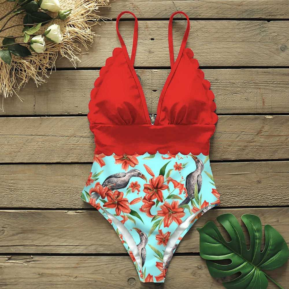 Sexy One Piece Swimsuits Female
