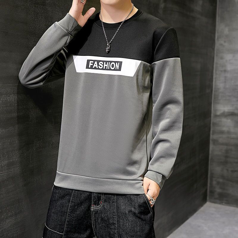 new men t shirt casual long sleeve