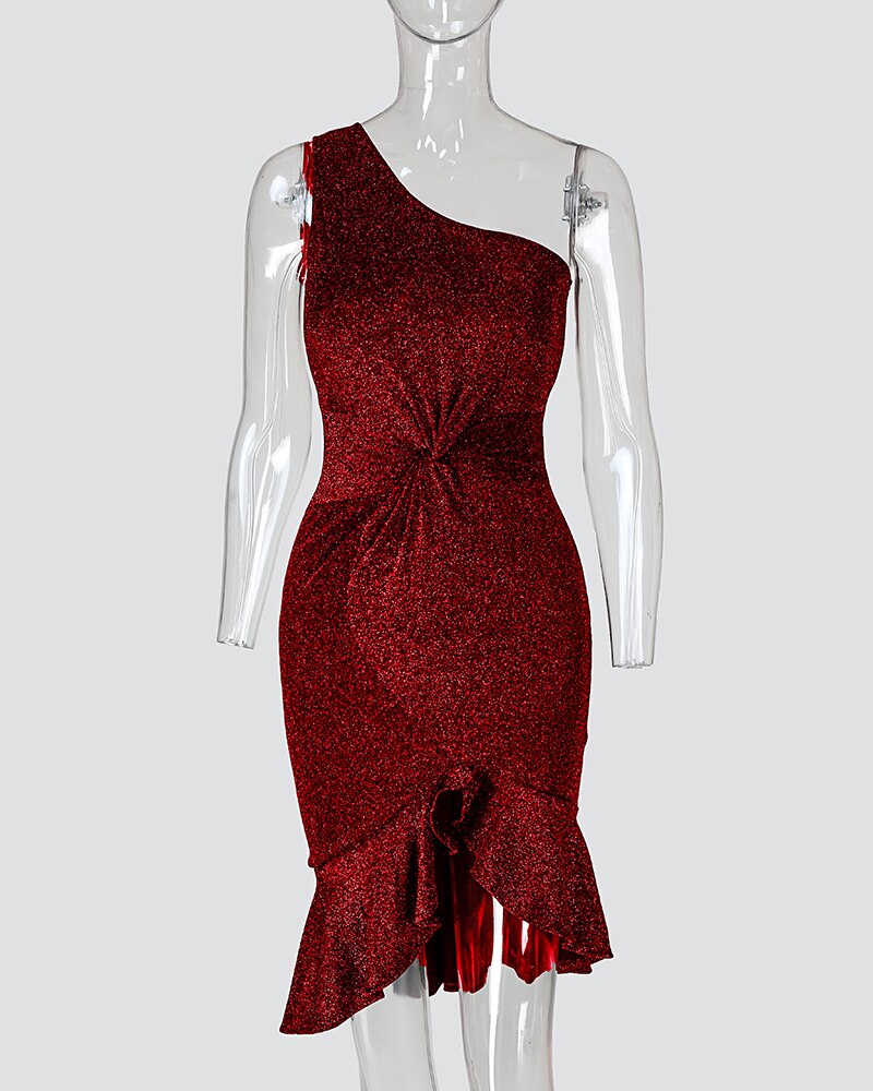 New Year Sexy Ruffles Clothing