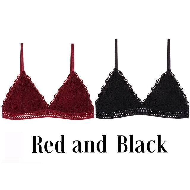 Women French Style Lace Bra