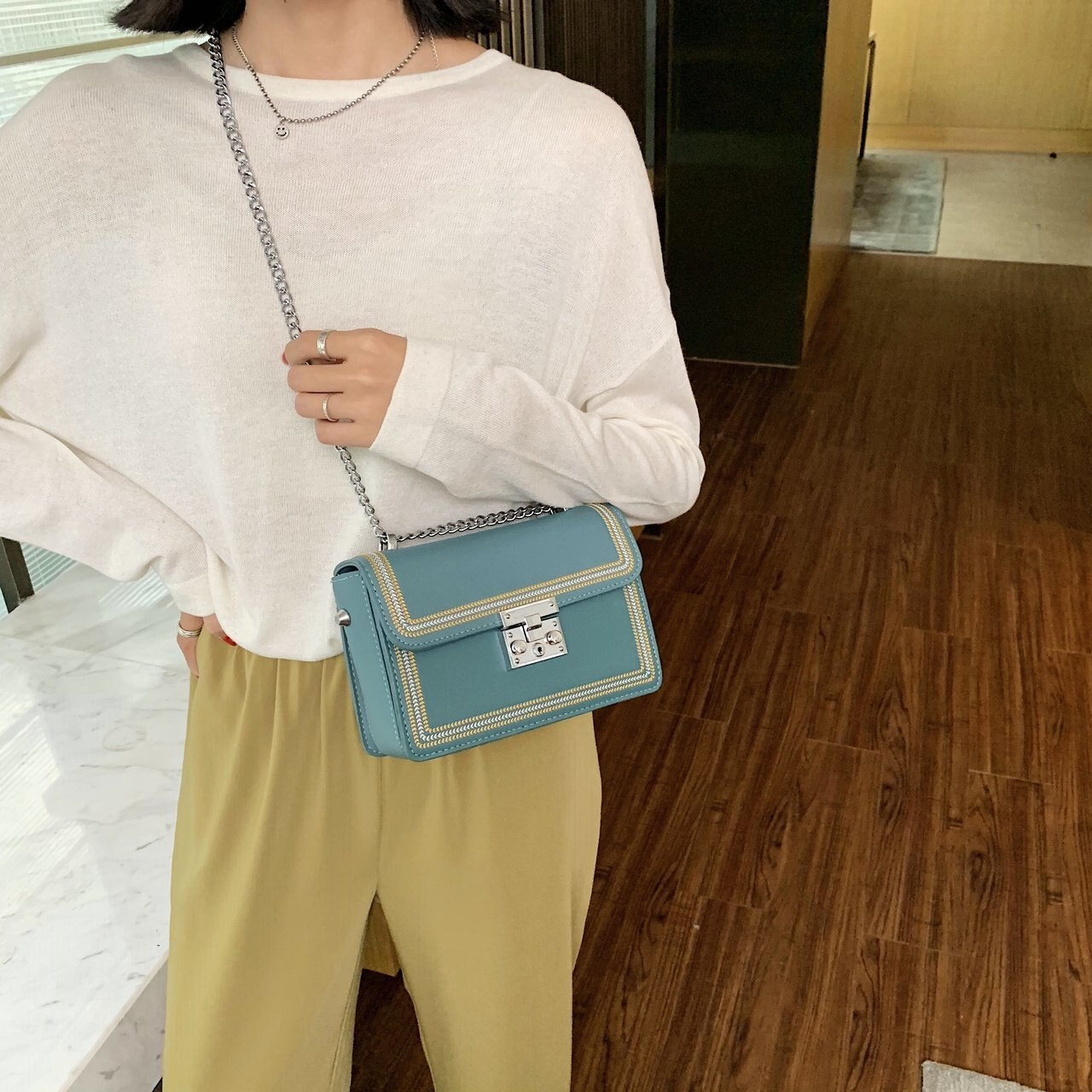 Leather Vintage Crossbody Bag