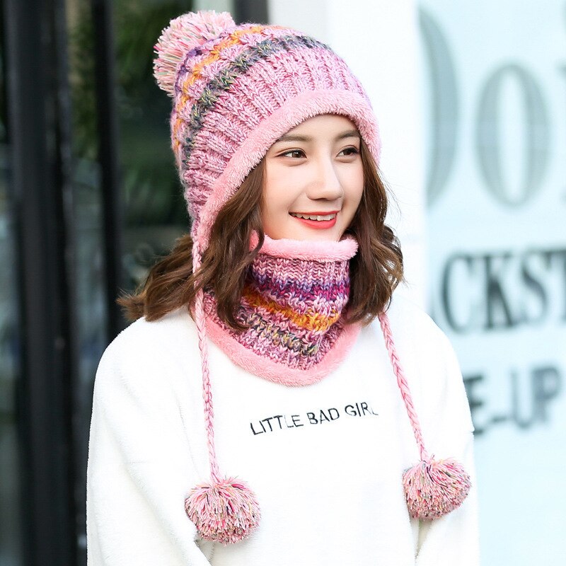 Warm Mask Hat And Scarf