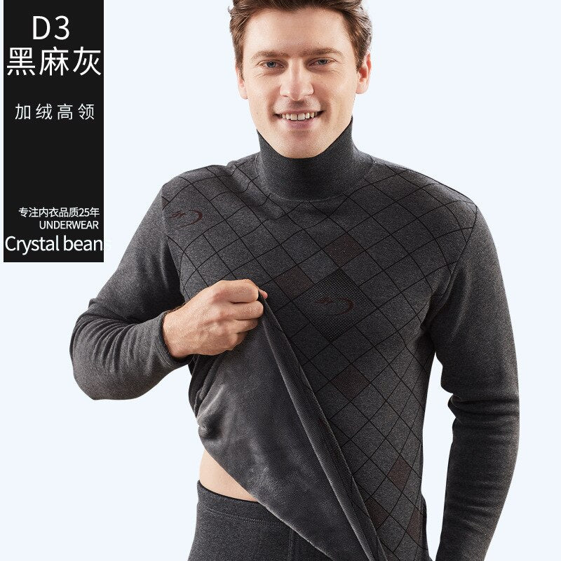 high-neck thermal underwear suit