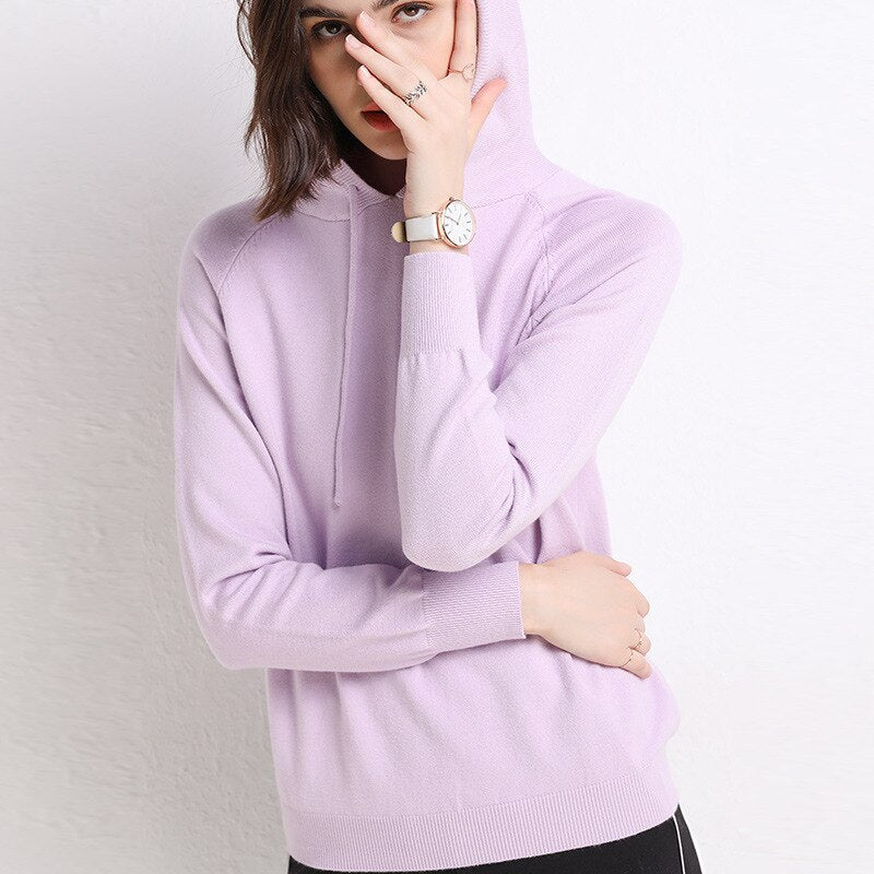 Women's Hoodies Sweatshirts Woollen