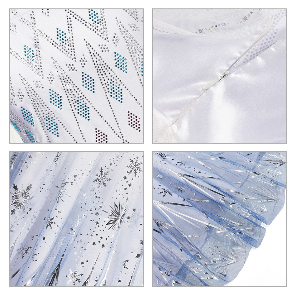 Queen Elsa Princess Dress