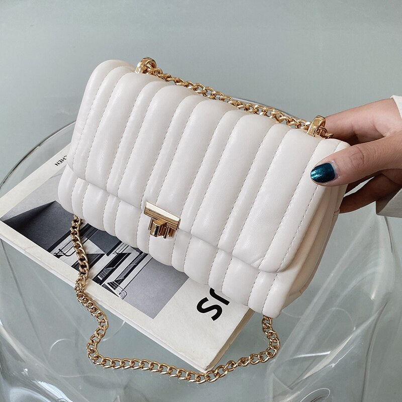 Trending Chain PU Leather Crossbody Bags