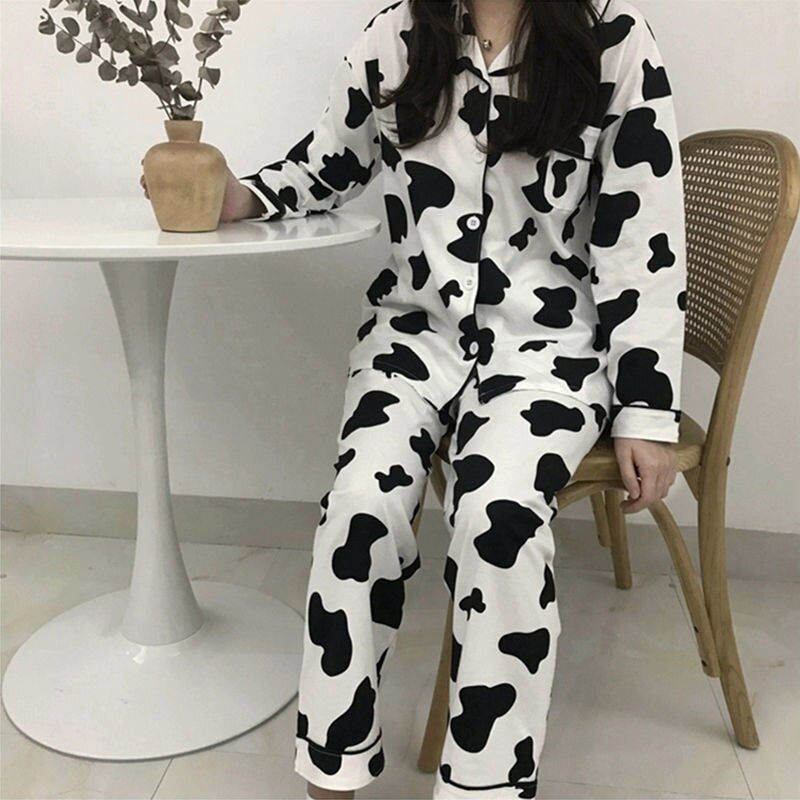 Print Cute Suit Sleepwear