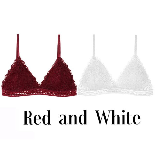 Women French Style Lace Bra