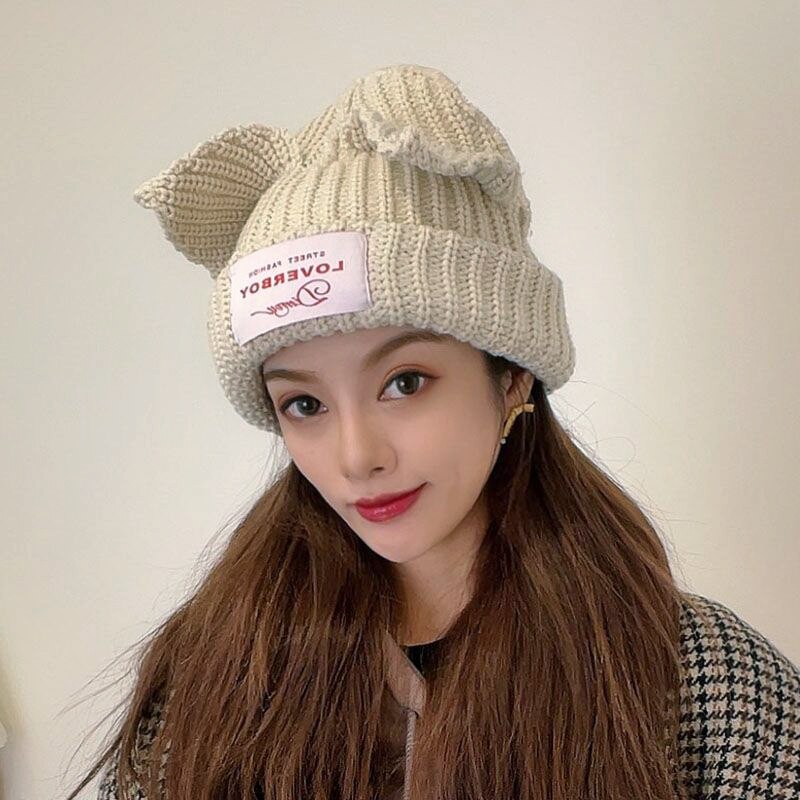 Winter Skullies Cute Women fox Hat