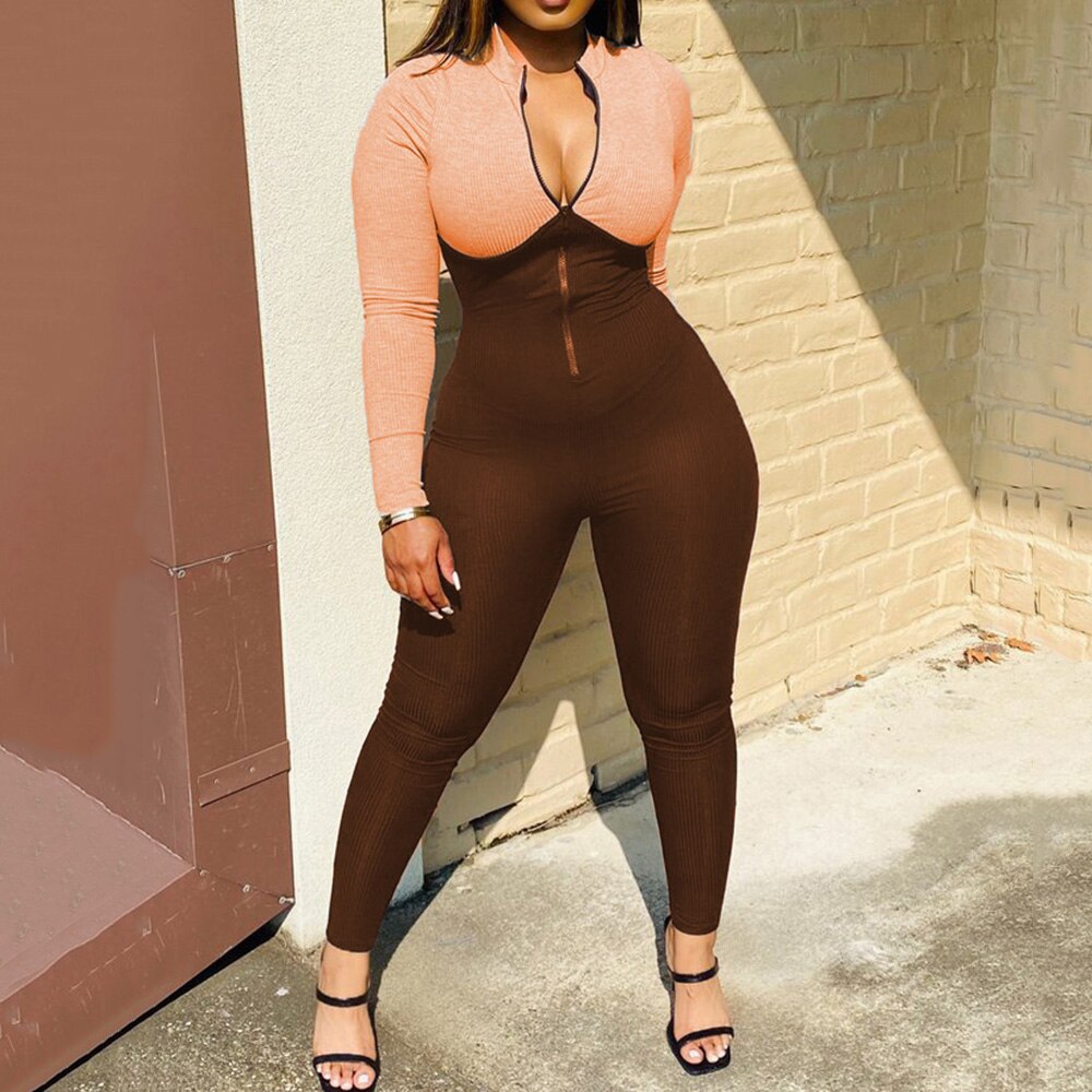 Women Sexy Leopard Casual Jumpsuit