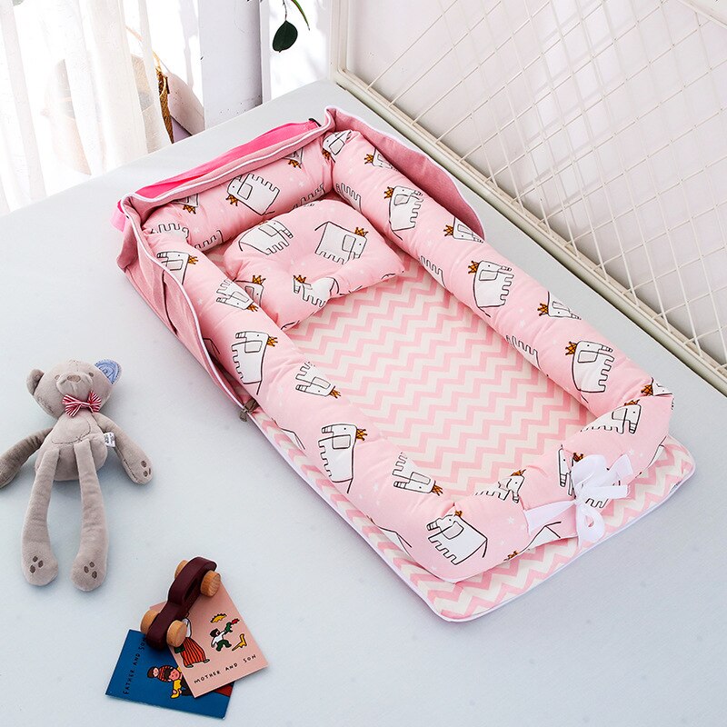 Portable Newborn Baby Crib Nest Bed