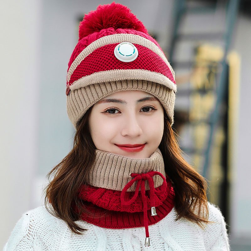 Warm Mask Hat And Scarf