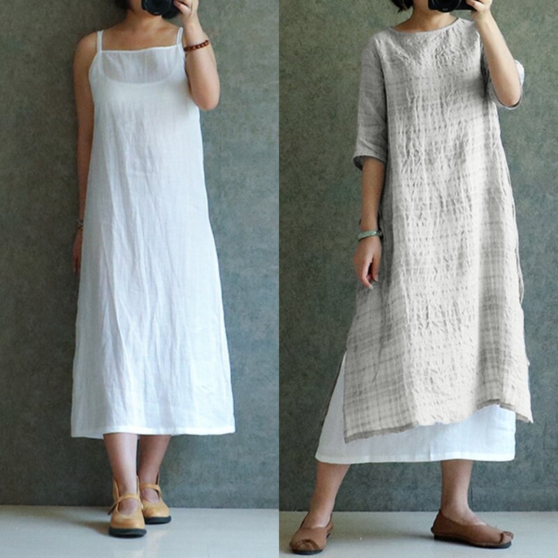 Women White Shirt Dress